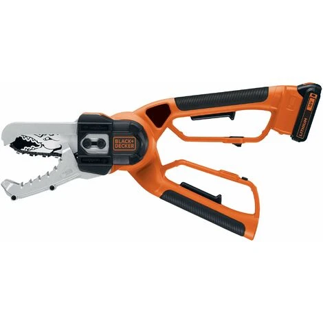 BLACK & DECKER Coupe-branches ALLIGATOR 15 Cm - Sans Fil Avec 1 Batterie 18V 2Ah - BLACK+DECKER GKC1000L-QW 4 BLACK & DECKER Coupe-branches ALLIGATOR 15 Cm - Sans Fil Avec 1 Batterie 18V 2Ah - BLACK+DECKER GKC1000L-QW – Image 2