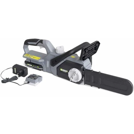 VOLTR 20V– Tronçonneuse 25cm (10’’) – Avec Batterie Lithium 2.0Ah + Chargeur 20V. Normes CE - Gris 3 VOLTR 20V– Tronçonneuse 25cm (10’’) – Avec Batterie Lithium 2.0Ah + Chargeur 20V. Normes CE - Gris