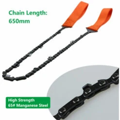HAPPYSHOPPING Tronçonneuse De Poche Portable Outdoot Randonnee Camping Survival Gear Scie A Chaine A Main Pour La Coupe Du Bois, Modele: Noir 9 HAPPYSHOPPING Tronçonneuse De Poche Portable Outdoot Randonnee Camping Survival Gear Scie A Chaine A Main Pour La Coupe Du Bois, Modele: Noir -TronçOnneuse Et Accessoire Sales 36025084 3