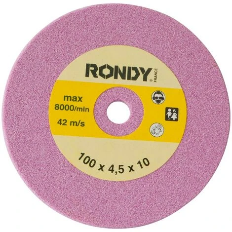 RONDY Meule Grès 100X4.5mm Pour Affuteuse De Chaîne 3 RONDY Meule Grès 100X4.5mm Pour Affuteuse De Chaîne