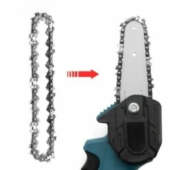 GISAM Chaîne De Tronçonneuse 4 Pouces Lot De 4/6/12 65Mn 28E 14T Pour Tronçonneuse - 4PC -TronçOnneuse Et Accessoire Sales 36860764 5