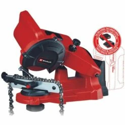 Einhell Affûteuse De Chaîne De Tronçonneuse Sans Fil GE-CS 18 Li - Solo Système Power X-Change (18V, Dispositif De Serrage, Livrée Avec 1 Meule Abrasive) Livré Sans Batterie Ni Chargeur