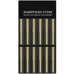 ASUPERMALL 12Pcs Meches De Tronconneuse Affuteuse Diamantee Plaquee Titane Lime De Tronconneuse Electrique Haute Durete, 4Mm - 4Mm