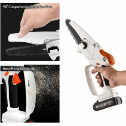 ASUPERMALL Tronconneuse Sans Fil 6 Pouces Pour La Taille De L'Elagage De Jardinage Portable Pour Hommes Femmes 11 ASUPERMALL Tronconneuse Sans Fil 6 Pouces Pour La Taille De L'Elagage De Jardinage Portable Pour Hommes Femmes -TronçOnneuse Et Accessoire Sales 37235275 5