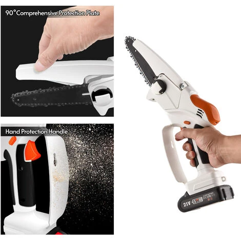 ASUPERMALL Tronconneuse Sans Fil 6 Pouces Pour La Taille De L'Elagage De Jardinage Portable Pour Hommes Femmes 7 ASUPERMALL Tronconneuse Sans Fil 6 Pouces Pour La Taille De L'Elagage De Jardinage Portable Pour Hommes Femmes – Image 5