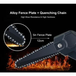 ASUPERMALL 6In Tronconneuse Electrique Sans Fil Rechargeable Mini-Bois De Bois Portable Sur La Scie A Bois D'Une Main Pour La Taille De L'Elagage De Jardinage -TronçOnneuse Et Accessoire Sales 38396146 4