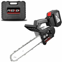 FREOSEN Tronçonneuse Électrique Sans Fil 1200W + 2 Batteries 21V 6.0Ah 30000mAh + 2 Chaines En Coffret 8 FREOSEN Tronçonneuse Électrique Sans Fil 1200W + 2 Batteries 21V 6.0Ah 30000mAh + 2 Chaines En Coffret -TronçOnneuse Et Accessoire Sales 38400959 3