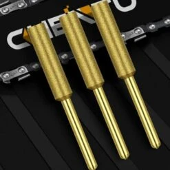 HAPPYSHOPPING 12 Pieces Embouts De Tronçonneuse Affuteuse Diamant Plaque Titane Lime De Tronçonneuse Electrique Haute Durete, Modele: 4,8 Mm - Modele : 48 mm -TronçOnneuse Et Accessoire Sales 38588553 3