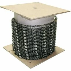 JARDIAFFAIRES Rouleau De Chaine Tronçonneuse 100 Pieds 3/8 Jauge 1.5mm