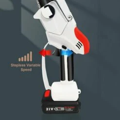 HAPPYSHOPPING Tronçonneuse Electrique Portative Sans Brosse A Une Main Scie A Bois Rechargeable Mini Coupe-bois Sans Fil Pour Jardinage Elagage Coupe, Modele: Prise UE 11 HAPPYSHOPPING Tronçonneuse Electrique Portative Sans Brosse A Une Main Scie A Bois Rechargeable Mini Coupe-bois Sans Fil Pour Jardinage Elagage Coupe, Modele: Prise UE -TronçOnneuse Et Accessoire Sales 41972804 5