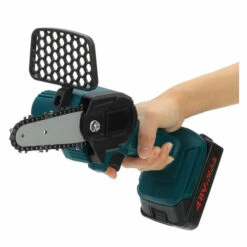HAPPYSHOPPING Mini Tronçonneuse Electrique Portative De 4 Pouces Haute Puissance Scie A Bois Portable Rechargeable Sans Fil A Une Main Pour Le Jardinage Elagage Coupe, Modele: Prise UE -TronçOnneuse Et Accessoire Sales 41972823 3