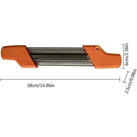 BETTERLIFE 1 Article,Kit D'affûtage Pour Tronçonneuse Tronçonneuse Pour Chaîne - Affûteuse De Lames Outils De Meulage Aiguiser Les Pierres Rapides Et Durables, Résistantes À La Corrosion, Universelles, 14,96 Pouces 7 BETTERLIFE 1 Article,Kit D'affûtage Pour Tronçonneuse Tronçonneuse Pour Chaîne - Affûteuse De Lames Outils De Meulage Aiguiser Les Pierres Rapides Et Durables, Résistantes À La Corrosion, Universelles, 14,96 Pouces – Image 5