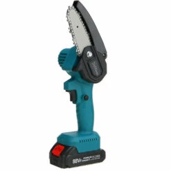 LBTN Mini Scie à Chaine 1200W Electrique élagage Portatif 88V Petite Chaine Rechargeable 2 Batterie 1200W