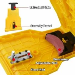 TANABATA Affûteuse De Tronçonneuse Portable Affûteuse De Dents De Tronçonneuse Manuelle Affûteuse De Tronçonneuse Manuelle Outil D'affûtage De Scie à Chaîne Pour Barre De Scie à Chaîne 14/16/18/20 In -TronçOnneuse Et Accessoire Sales 42414835 3