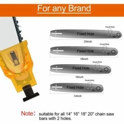 TANABATA Affûteuse De Tronçonneuse Portable Affûteuse De Dents De Tronçonneuse Manuelle Affûteuse De Tronçonneuse Manuelle Outil D'affûtage De Scie à Chaîne Pour Barre De Scie à Chaîne 14/16/18/20 In -TronçOnneuse Et Accessoire Sales 42414835 5