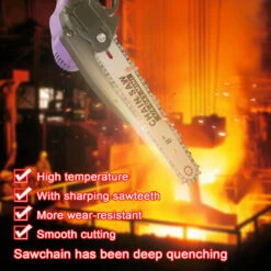 HAPPYSHOPPING Scie D'elagage Electrique Portable 21V 8 Pouces Petite Tronçonneuse A Bois A Moteur Sans Brosse Outil De Travail Du Bois A Une Main Pour Verger De Jardin, Modele: Une Batterie Et Une Charge -TronçOnneuse Et Accessoire Sales 43441603 5