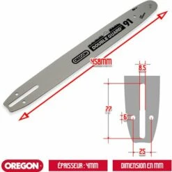 Guide Pour Tronçonneuse électrique Gardeo Pro