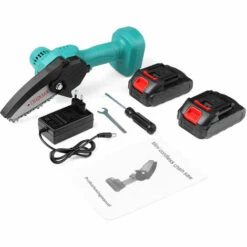 DMTOOL Scie D'élagage électrique Sans Fil 24 V 1500 W Mini Tron?onneuse Portable De 4 Pouces De Jardin (2 Piles) 8 DMTOOL Scie D'élagage électrique Sans Fil 24 V 1500 W Mini Tron?onneuse Portable De 4 Pouces De Jardin (2 Piles) -TronçOnneuse Et Accessoire Sales 44099045 2