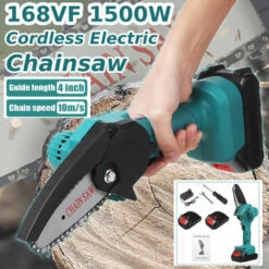 DMTOOL Scie D'élagage électrique Sans Fil 24 V 1500 W Mini Tron?onneuse Portable De 4 Pouces De Jardin (2 Piles) 9 DMTOOL Scie D'élagage électrique Sans Fil 24 V 1500 W Mini Tron?onneuse Portable De 4 Pouces De Jardin (2 Piles) -TronçOnneuse Et Accessoire Sales 44099045 3