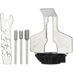 LONGZIMING Tronçonneuse Kit D'affûtage Broyeur électrique Affûtage Ensemble De Fixation De Polissage Outil De Chaînes De Scie