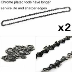 ECHOO 2PCS Chaînes De Tronçonneuse Authentiques, 16 "  Chaîne Tronçonneuse 59 Maillons Longueur De Guide-chaîne 40 Cm Compatible Pour Titane Électrique -TronçOnneuse Et Accessoire Sales 48608585 3