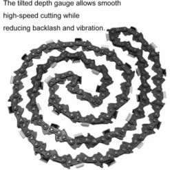 ECHOO 2PCS Chaînes De Tronçonneuse Authentiques, 16 "  Chaîne Tronçonneuse 59 Maillons Longueur De Guide-chaîne 40 Cm Compatible Pour Titane Électrique -TronçOnneuse Et Accessoire Sales 48608585 5