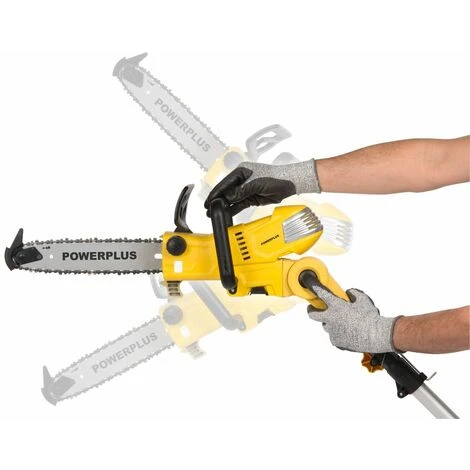 POWER PLUS Powerplus - Yellow - POWXG1032 - A Balais à Charon - Tronçonneuse Télescopique - 900w 300mm 7 POWER PLUS Powerplus - Yellow - POWXG1032 - A Balais à Charon - Tronçonneuse Télescopique - 900w 300mm – Image 5