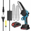 HAPPYSHOPPING 4"+6"+8" Guide Mini Tronçonneuse électrique Rechargeable Tronçonneuse Domestique Au Lithium à Main Deux électricité Une Charge, Moteur Brossé, Emballage En Carton, Norme Européenne 220V 2 HAPPYSHOPPING 4"+6"+8" Guide Mini Tronçonneuse électrique Rechargeable Tronçonneuse Domestique Au Lithium à Main Deux électricité Une Charge, Moteur Brossé, Emballage En Carton, Norme Européenne 220V -TronçOnneuse Et Accessoire Sales 49189976 1