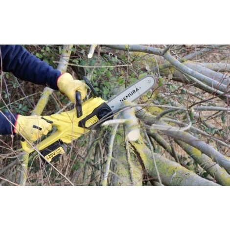 Tronçonneuse 20V à Batterie 4Ah - Coupe De 20cm - Nemura 5 Tronçonneuse 20V à Batterie 4Ah - Coupe De 20cm - Nemura – Image 3