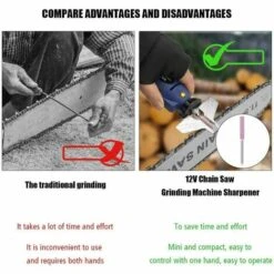 Aiguiseurs De Tronçonneuse Burr 4 Mm En Diamant Pour Affûter Et Affûter Les Tronçonneuses，Starlight，Lot De 6 -TronçOnneuse Et Accessoire Sales 50942093 2