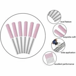 Aiguiseurs De Tronçonneuse Burr 4 Mm En Diamant Pour Affûter Et Affûter Les Tronçonneuses，Starlight，Lot De 6 -TronçOnneuse Et Accessoire Sales 50942093 3