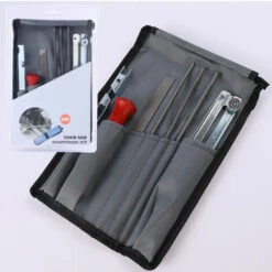Kit De Fichier D'affûteuse De Tronçonneuse 8 Pièces Limes Rondes Outil De Jauge De Profondeur Macaron -TronçOnneuse Et Accessoire Sales 51244283 5