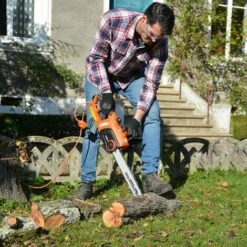 OXEO Tronçonneuse Électrique 230V - 2200 W - Auto-Affûtage - Guide De 50 Cm - Système Anti-rebond De La Chaîne 11 OXEO Tronçonneuse Électrique 230V - 2200 W - Auto-Affûtage - Guide De 50 Cm - Système Anti-rebond De La Chaîne -TronçOnneuse Et Accessoire Sales 51264901 5