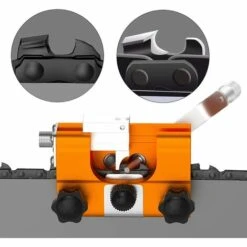 Gabarit D'affûtage De Chaîne De Tronçonneuse,Chainsaw Chain Sharpening à Manivelle Portable, Affûteur De Chaîne De Scie Pour Tous Les Types De Tronçonneuses électriques，Starlight -TronçOnneuse Et Accessoire Sales 51767921 3