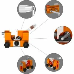 Gabarit D'affûtage De Chaîne De Tronçonneuse,Chainsaw Chain Sharpening à Manivelle Portable, Affûteur De Chaîne De Scie Pour Tous Les Types De Tronçonneuses électriques，Starlight -TronçOnneuse Et Accessoire Sales 51767921 4