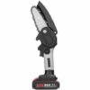 ASUPERMALL 21V 4Inch Scies D'élagage électriques, Petite Tronçonneuse Pour Fendre Le Bois, Moteur à Balai, 1 Batterie - 1 Batterie -TronçOnneuse Et Accessoire Sales 52557598 1