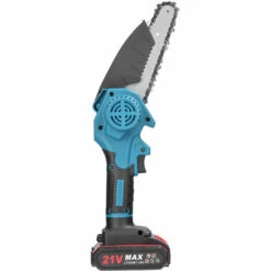 HAPPYSHOPPING 21V Mini Tronçonneuse électrique à Main Lithium-ion Moteur à Brosse Norme Européenne 220V , Modèles Noir Et Vert Une Puissance Une Charge 6 Pouces - Modèles Noir Et Vert Une Puissance Une Charge 6 Pouces -TronçOnneuse Et Accessoire Sales 53337388 3