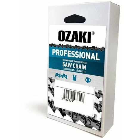 G�N�RIQUE Chaîne De Tronçonneuse OZAKI Pro Carrée 3/8' .050 (1,3mm) 60 Entraîneurs. - OZAKI 3 G�N�RIQUE Chaîne De Tronçonneuse OZAKI Pro Carrée 3/8' .050 (1,3mm) 60 Entraîneurs. - OZAKI