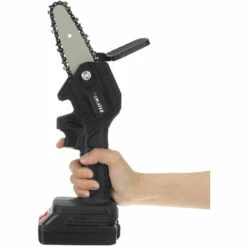 JMAX 18V Scie à Chaine Tronconneuse à Batterie 4 Pouces Guide Portable électrique Sans Fil Avec 2 Batterie 2500mah Noir 9 JMAX 18V Scie à Chaine Tronconneuse à Batterie 4 Pouces Guide Portable électrique Sans Fil Avec 2 Batterie 2500mah Noir -TronçOnneuse Et Accessoire Sales 53509330 3