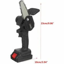 JMAX 18V Scie à Chaine Tronconneuse à Batterie 4 Pouces Guide Portable électrique Sans Fil Avec 2 Batterie 2500mah Noir 10 JMAX 18V Scie à Chaine Tronconneuse à Batterie 4 Pouces Guide Portable électrique Sans Fil Avec 2 Batterie 2500mah Noir -TronçOnneuse Et Accessoire Sales 53509330 4