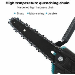 JMAX 6 Pouces Scie à Chaine électrique Jardin Tronconneuse Sans Fil 88V Portable Avec 2 Batterie 9000mAh + Lame + Scie + Chargeur Bleu -TronçOnneuse Et Accessoire Sales 53553666 4