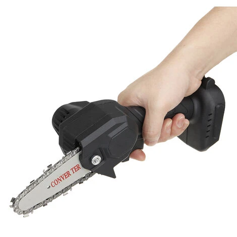 JMAX 800W Tronçonneuse à Batterie 88VF 2 Batterie Portable Scie Électrique Jardin Logging Avce Chaîne - Noir 4 JMAX 800W Tronçonneuse à Batterie 88VF 2 Batterie Portable Scie Électrique Jardin Logging Avce Chaîne - Noir – Image 2