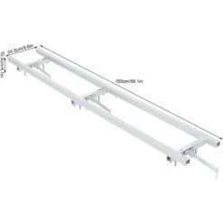 SZYB Dioche Kit De Système De Guidage De Moulin à Rail Pièces Accessoires De Scie à Cha?ne Pour La Coupe De B?ches à Bois (1,5 M / 5 Pi) -TronçOnneuse Et Accessoire Sales 53612090 4