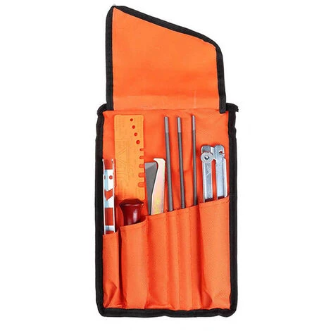 HAPPYSHOPPING Lime Pour Chaîne De Tronçonneuse, Jeu De 10 Pièces Lime 4.0/4.8/5.5mm 4 HAPPYSHOPPING Lime Pour Chaîne De Tronçonneuse, Jeu De 10 Pièces Lime 4.0/4.8/5.5mm – Image 2