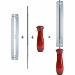 7 Pièces Affuteuse De Tronçonneuse,chaîne Affûtage Avec 4.0 4.8 5.5 Lime Ronde,guide,lime Plate,limes à Aiguilles,poignée,calibre Et Rangement，Starlight -TronçOnneuse Et Accessoire Sales 54053163 5