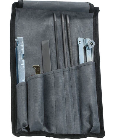 SUPERSELLER Kit De Limes Pour Affûteur De Tronçonneuse Ensemble De Pièces De Chaîne Pour Affûteur De Chaîne De Tronçonneuse, Limes 5/32, 3/16 Et 7/32 Pouces, Manche En Bois, Jauge De Profondeur Et Pochette à Outils Pour Affûter Et Limer Toutes Les Lames De Tronçonneu 3 SUPERSELLER Kit De Limes Pour Affûteur De Tronçonneuse Ensemble De Pièces De Chaîne Pour Affûteur De Chaîne De Tronçonneuse, Limes 5/32, 3/16 Et 7/32 Pouces, Manche En Bois, Jauge De Profondeur Et Pochette à Outils Pour Affûter Et Limer Toutes Les Lames De Tronçonneu