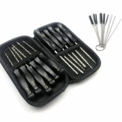 SUPERSELLER Lot De 12 Outils De Réglage De Carburateur Avec Outil De Nettoyage Pour Remplacement De Petit Moteur à 2 Cycles Pour Tronçonneuse Poulan Husqvarna STHIL ECHO Weedeater - Noir Argent