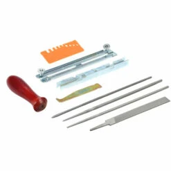 SUPERSELLER Kit De Limes Pour Affûteur De Tronçonneuse Ensemble De Pièces De Chaîne Pour Affûteur De Chaîne De Tronçonneuse, Limes 5/32, 3/16 Et 7/32 Pouces, Manche En Bois, Jauge De Profondeur Et Pochette à Outils Pour Affûter Et Limer Toutes Les Lames De Tronçonneu -TronçOnneuse Et Accessoire Sales 54242480 5