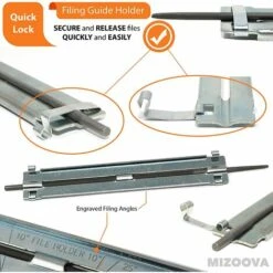 GUAZHUNIFR Kit D'Affûtage Universel Portable Pour Tronçonneuse, Limes 5/32" (4 Mm) / 3/16" (4,8 Mm) / 7/32" (5,5 Mm), Guazhuni 9 GUAZHUNIFR Kit D'Affûtage Universel Portable Pour Tronçonneuse, Limes 5/32" (4 Mm) / 3/16" (4,8 Mm) / 7/32" (5,5 Mm), Guazhuni -TronçOnneuse Et Accessoire Sales 54664972 3