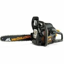 McCULLOCH Tronçonneuse Thermique CS42S (40cm) – 42cc / 1500W / Guide 40cm Pas 3/8" / Pompe D’amorçage / Démarrage SoftStart (967320603)